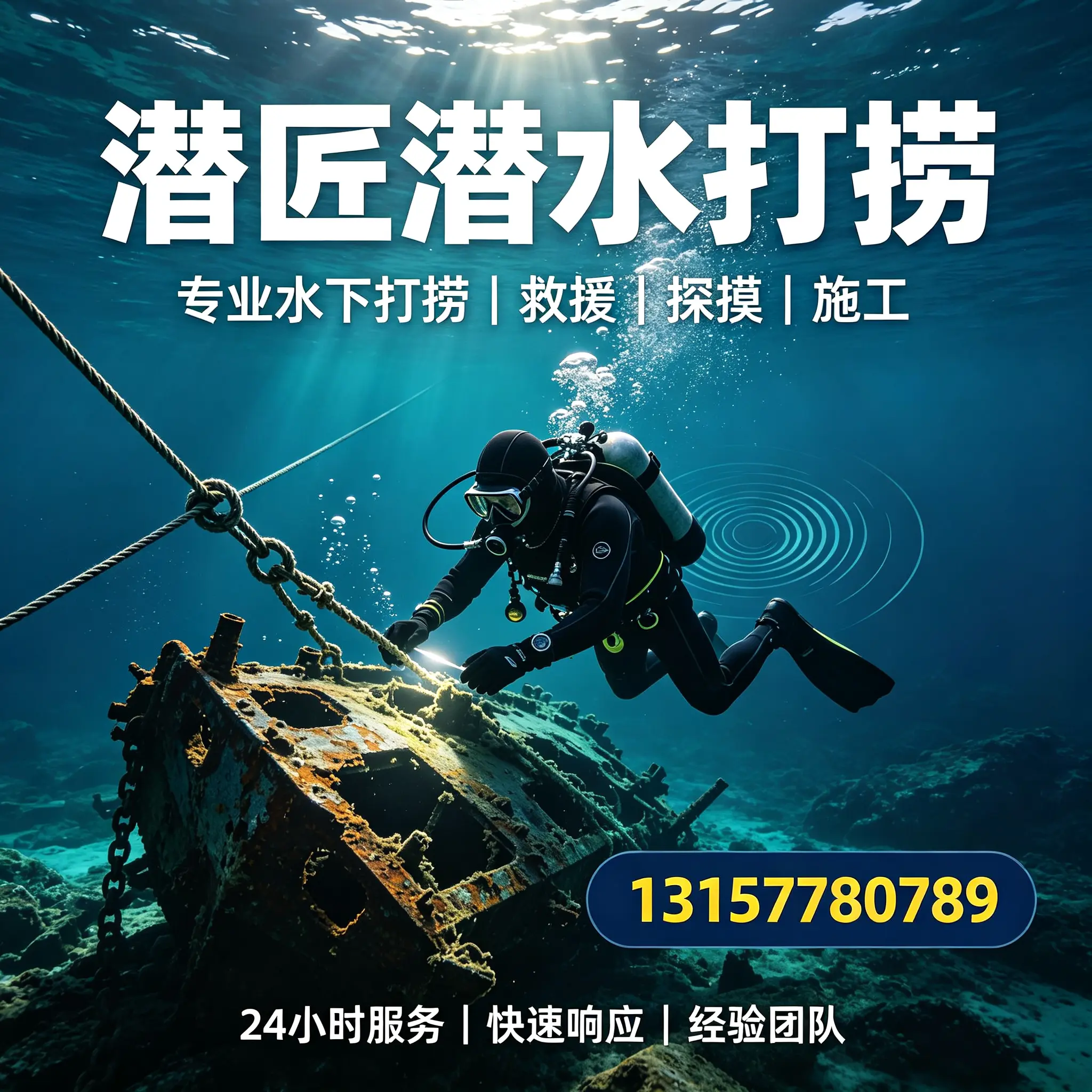 长汀水下打捞作业服务产品